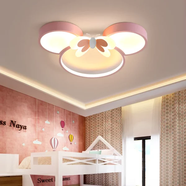 Children's Chandelier Pink Blue Gold Home Light Fixtures Modern Ceiling Lamp For Baby Bedroom Apartment Living Room Girl Decor