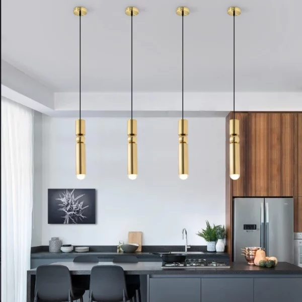 Creative Pendant Lights Dining Room Gold/Silver/Black Hanging Lamp Led Modern Indoor Lighting Luxury Home Decor Bedroom Lustre