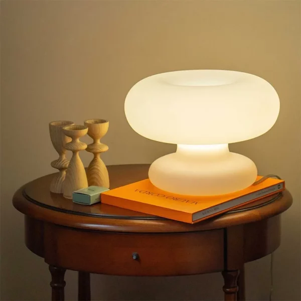 Modern Table Lamp Italy Designer Mushroom Table Lamps For Living Room Bedroom Study Desk Decor Lighting Nordic Home Bedside Lamp