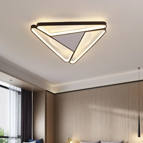 Modern Triangle Aluminum Led Ceiling Lights Living Room Bedroom Chandeliers Lighting Home Decor Kitchen Ceiling Lamp Luminaire