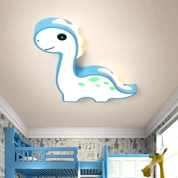 Nordic home decoration salon bedroom dinosaur smart led lamp lights for room dimmable Ceiling light lamparas indoor lighting