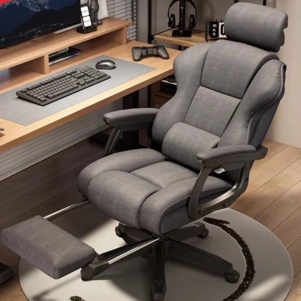 Study Computer Office Chair Swivel Gaming Luxury Vanity Recliner Chair Living Room Chaise De Bureau Office Furniture CY50BGY